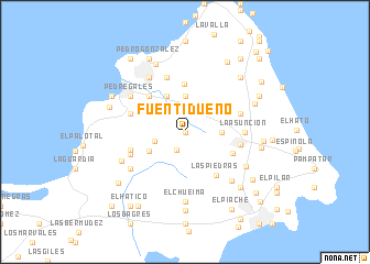 map of Fuentidueño