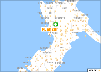 map of Fuenzan