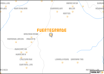 map of Fuerte Grande