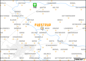 map of Fuestrup