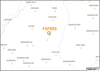 map of Fufang