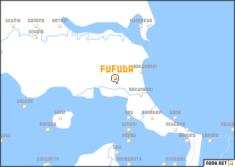 map of Fufuda
