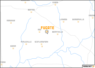 map of Fugate