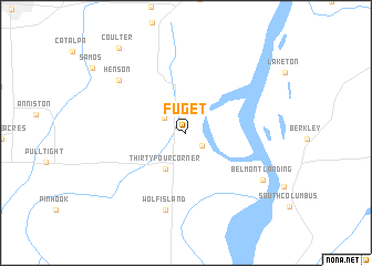 map of Fuget