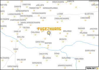 map of Fugezhuang