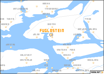 map of Fuglastein