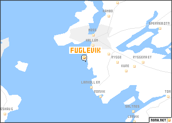 map of Fuglevik