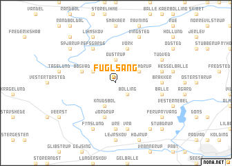 map of Fuglsang