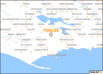 map of Fuglse