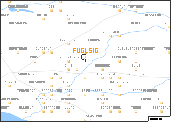 map of Fuglsig