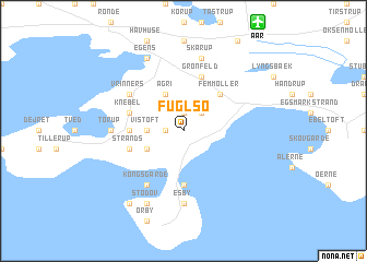 map of Fuglsø