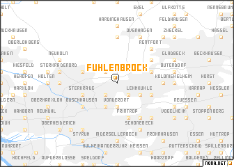 map of Fuhlenbrock