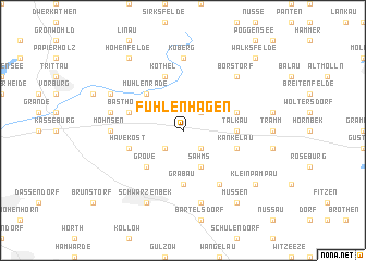 map of Fuhlenhagen