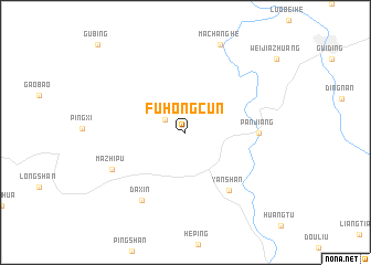 map of Fuhongcun