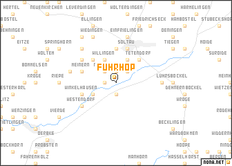 map of Fuhrhop