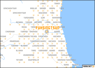 map of Fu-hsing-ts\