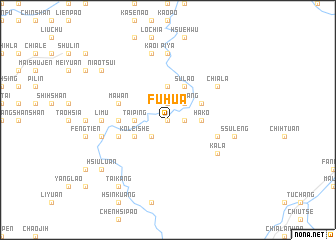 map of Fu-hua