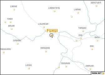 map of Fuhui