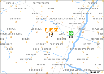 map of Fuissé