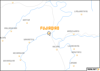 map of Fujiaqiao