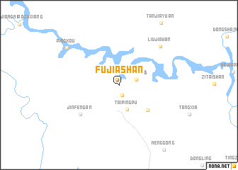 map of Fujiashan