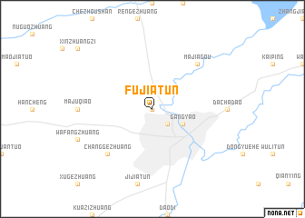 map of Fujiatun