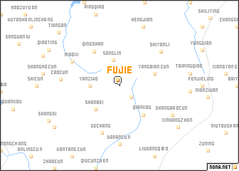 map of Fujie