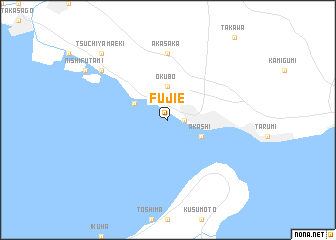 map of Fujie