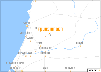 map of Fujii-shinden