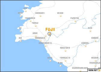 map of Fujii