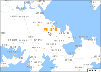 map of Fujing