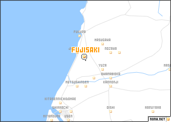 map of Fujisaki