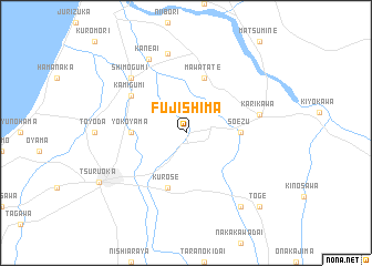 map of Fujishima