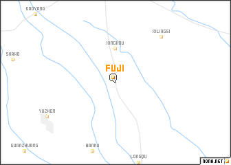 map of Fuji