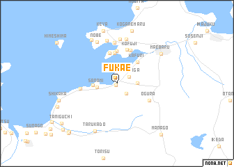 map of Fukae