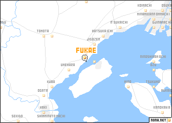 map of Fukae