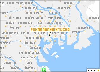 map of Fukagawa-Heikyūchō