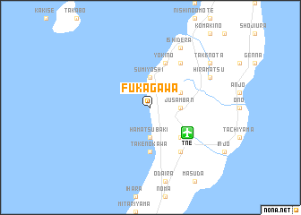 map of Fukagawa