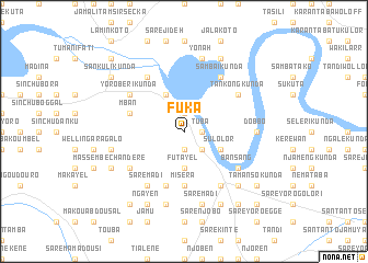 map of Fuka