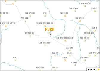 map of Fuka