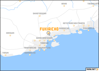 map of Fukiaichō