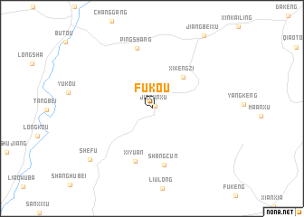 map of Fukou