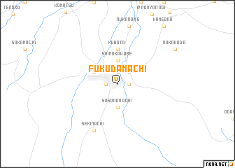 map of Fukudamachi