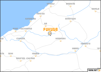 map of Fukuda