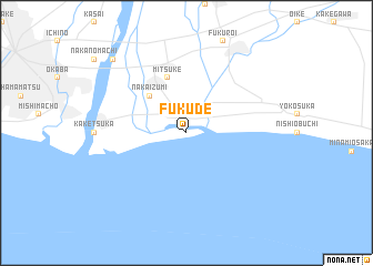 map of Fukude