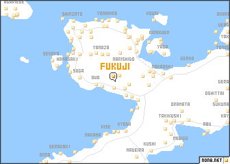 map of Fukuji
