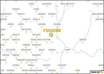 map of Fukunba