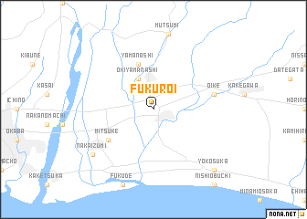 map of Fukuroi