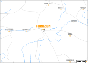 map of Fukuzumi