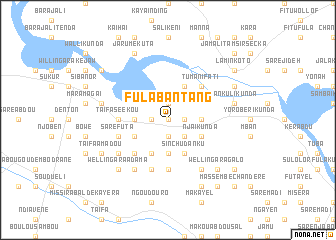 map of Fula Bantang